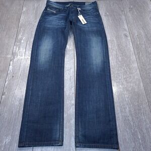 Diesel Larkee Jeans Mens Size 29x32 Blue Regular Straight Dark Wash 0813T